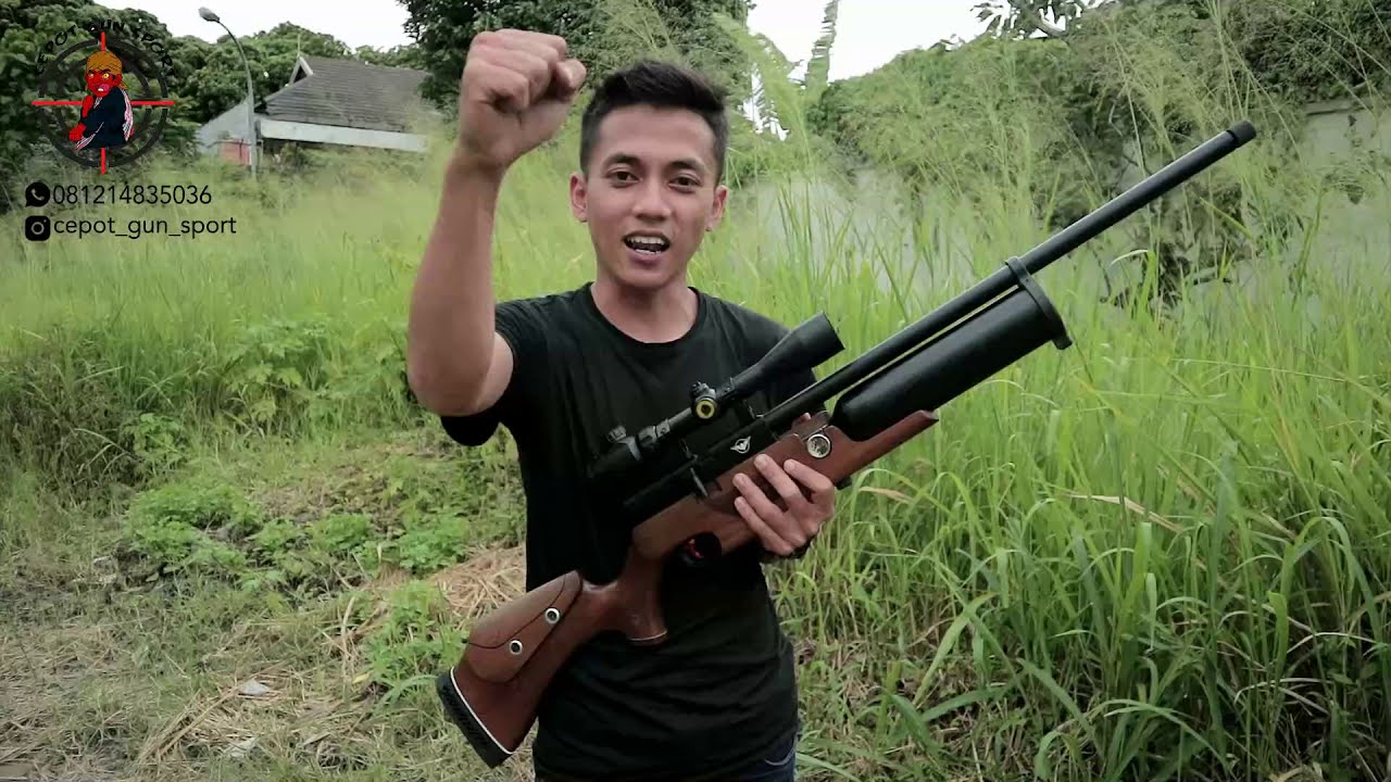 Tes Akurasi Senapan Angin PCP Terbaik CNC Phoenix Standar Single Bottle