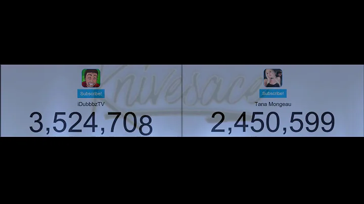 Idubbbz & Tana Mongeau SUB COUNT LIVE  - Content Cop Tana Mongeau 24/hr