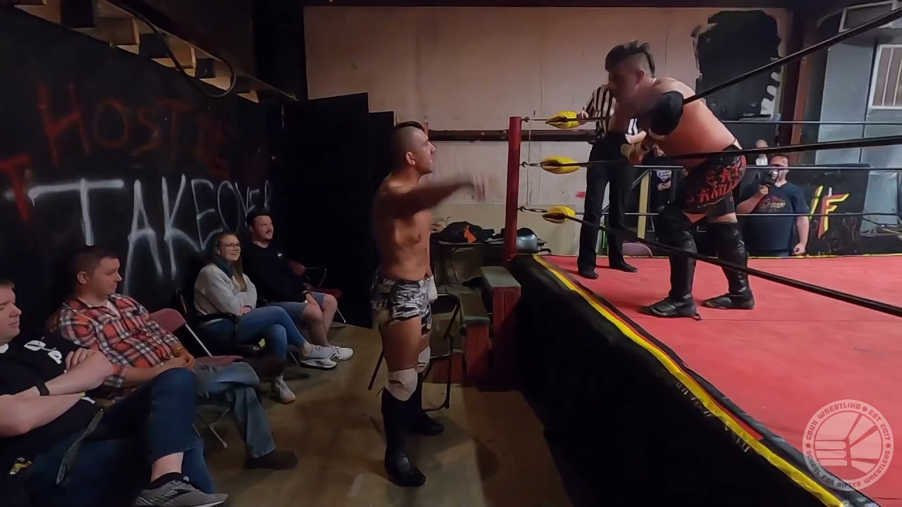 ***SNEAK PEAK AT CRUX WRESTLING OPEM FOR BUSINESS*** Simon Gotch vs Akira
