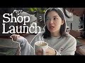 I launched my art shop   ep5  how it went  other reflections chatty