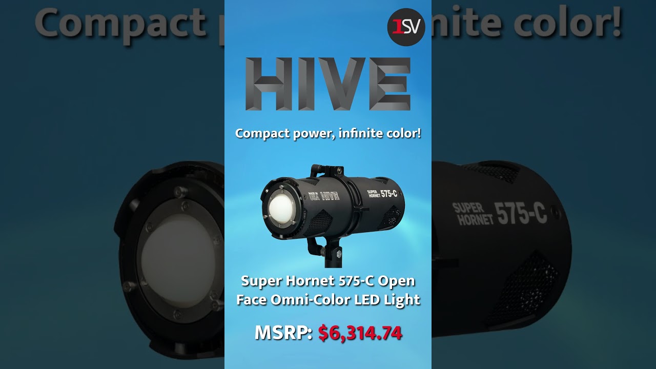 Hive Lighting's Super Hornet 575-C: 30,000+ Lumens of Raw Directional Light!