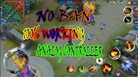 Analog Controller in Mobile Legends (Black & White) No Ban