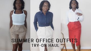 Summer WorkWear 2023 |  Styling Shorts for the Office | Banana Republic Factory Try-On Haul