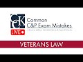 Common C&P Exam Mistakes: VA Claims