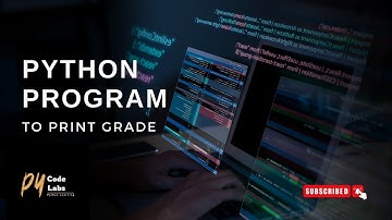 Python program to print the grade of student  || Grade printing python program ||#pycodelabs #python