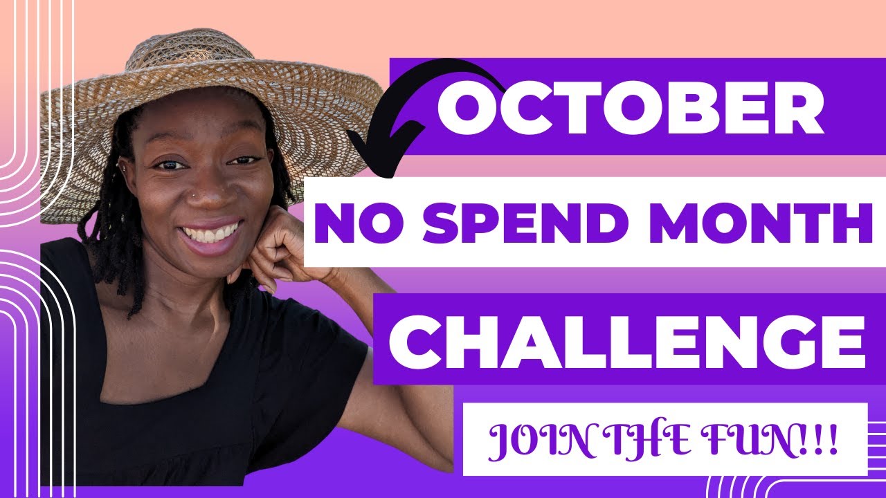 October Is a No Spend Month - Black Women Build Wealth - YouTube