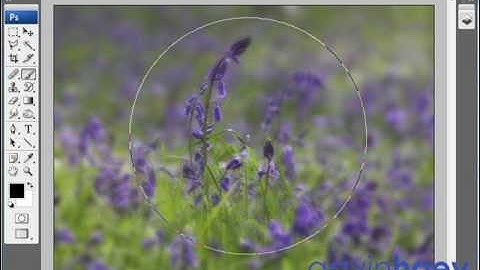 Centre spot clear & vignette effects in Photoshop