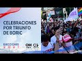 En vivo  multitudinarias celebraciones por triunfo de boric  cobertura especial elecciones