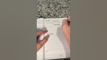 Serrenf Recipe Book Review 📖🍽️ | Stylish & Functional Blank Cookbook!