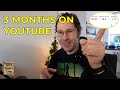 3 Months on YouTube: What I Learned, the Numbers &amp; What’s Next