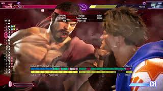 SF6 Ryu - Stun Overhead Reset (6290 dmg)