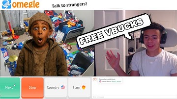 I 1v1 Random people on Omegle for 10,000 VBUCKS!