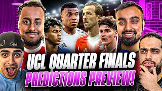 Bayern to HUMBLE Madrid?! PSG to DESTROY Liverpool!? | Champions League Quarter Final PREDICTIONS!!!