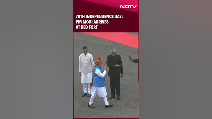 78th Independence Day: Prime Minister Narendra Modi Arrives At Red Fort