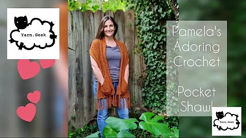 Learn to Crochet a Stylish Pocket Shawl