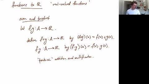 Real-Valued Functions