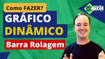 Como Fazer Gráfico Dinâmico com Controles de Formulários | Barra Rolagem