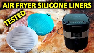 AIR FRYER SILICONE LINERS TESTED  GO COOK AIR FRYER  (114)