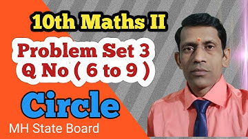 Class 10 Maths Geometry Problem Set 3 Q No ( 6 to 9 )