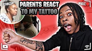 PARENTS REACTS TO MY TATTOO 😱 (MY DAD IS IGNORNING ME)