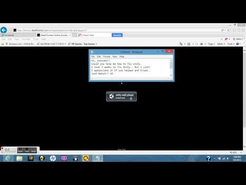 Help.. Unity Web Problem - Dead Frontier!