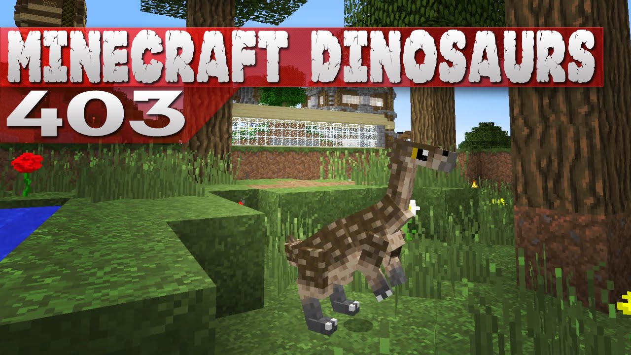 Minecraft Dinosaurs!  403  Therizinosaurus! - YouTube