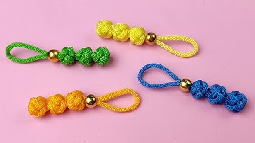 Super Easy Paracord Lanyard Keychain | How to make a Paracord Key Chain Handmade DIY Tutorial #11