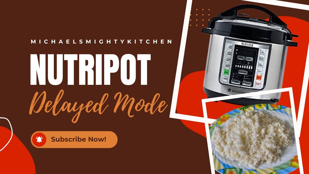 Как приготовить рис в режиме отложенного приготовления в Nutripot | Как приготовить рис в режиме ...