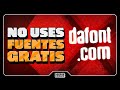 Los PELIGROS de usar TIPOGRAFÍAS GRATIS | Licencias Tipográficas