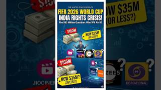 Where to watch FIFA 2026 in India? 🇮🇳⚽  #FIFA2026 #IndianFootball #Hotstar #SonyLIV