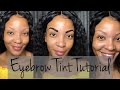 HOW TO TINT EYEBROWS AT HOME| SOUTH AFRICAN YOUTUBER