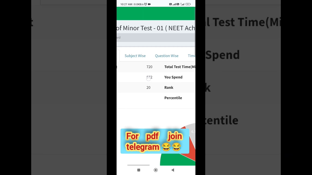 carrerwill neet test 1 result 🔥🔥🔥.