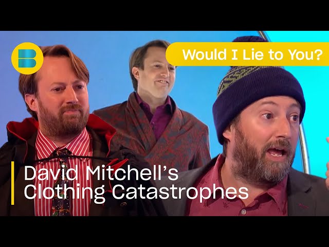 David Mitchell's Clothing Catastrophes | Would I Lie to You? | Banijay Comedy class=