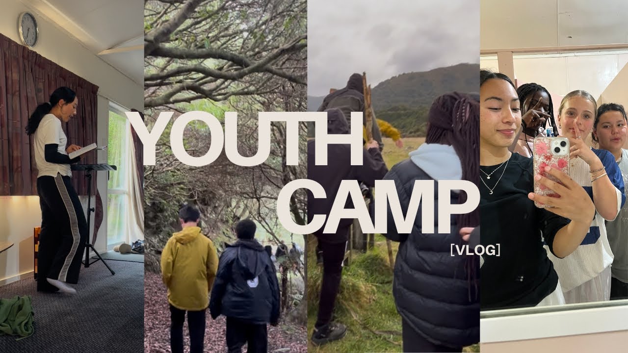 youth camp ⛺️ | cabin life, challenges, friends, Bible study |  vlog