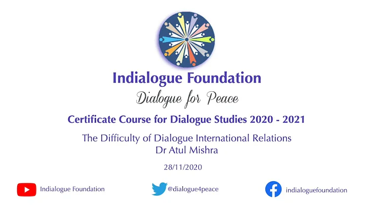 The Difficulty of Dialogue in International Relati...