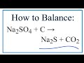 Balancing Chemical Equations Concepts