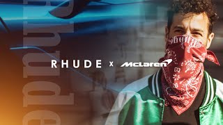 Daniel Ricciardo previews the R H U D E x McLaren collection | AW21 Daniel Ricciardo Mclaren Hat