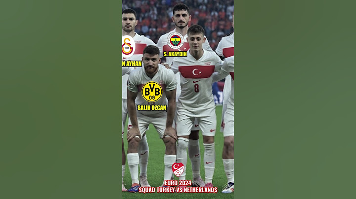 TURKEY SQUAD TEAM EURO 2024 VS NETHERLANDS #bintangbola