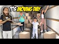 ROAD TRIP TO OUR NEW HOME IN.... 😁 *moving day vlog*