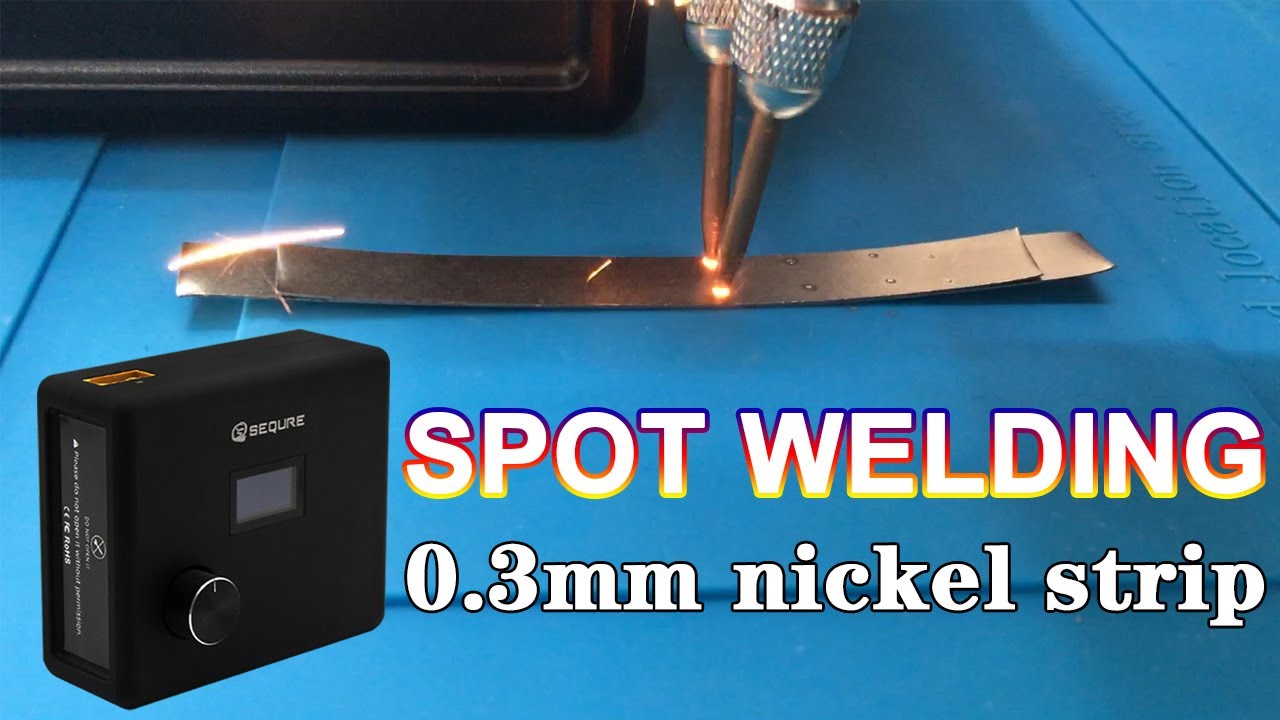 Spot Welding 0.3mm Nickel Strip,Mini Intelligent DIY Spot Welder. YouTube