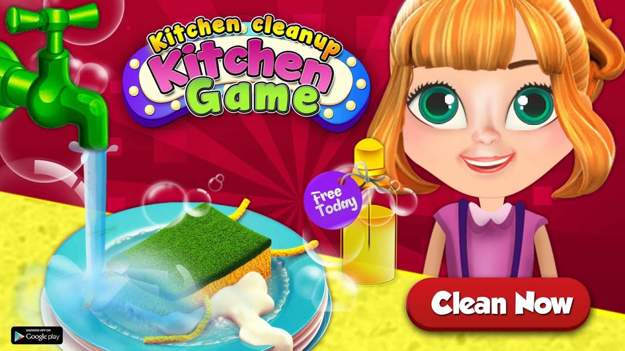My Kitchen Clean Up Android Game Promo Video YouTube