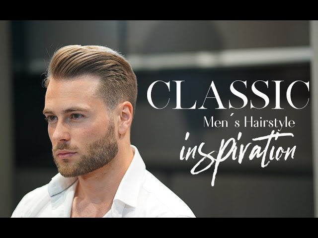 Classic Men´s hairstyle inspiration. Short Clean haircut - YouTube