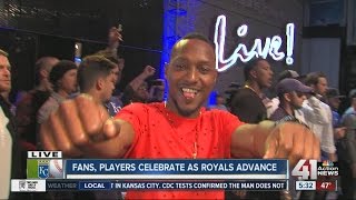 Royals celebrate ALCS sweep with fans at Power & Light District