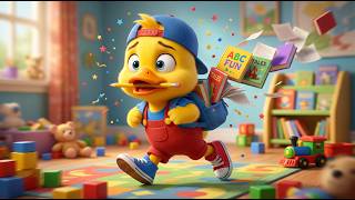 El Primer Día de Escuela de Patito Aventurero 🦆 Canciones Infantiles y Rimas para Niños y Bebés