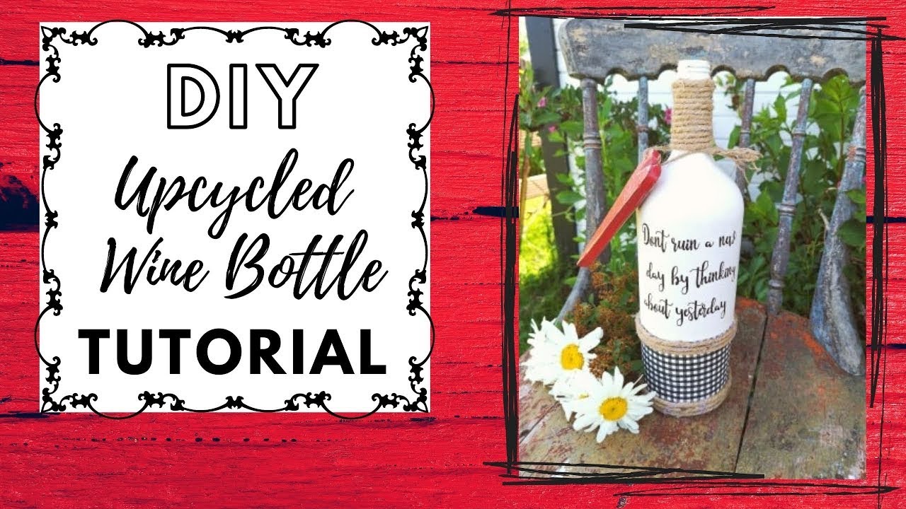 DIY wine bottle crafts. - The V Spot