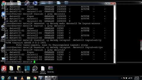4. (VxVM) Veritas Volume Manager Volume creation and online relayout