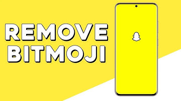 How To Remove Bitmoji From Snapchat ｜ How To Delete Profile On Snapchat 2024