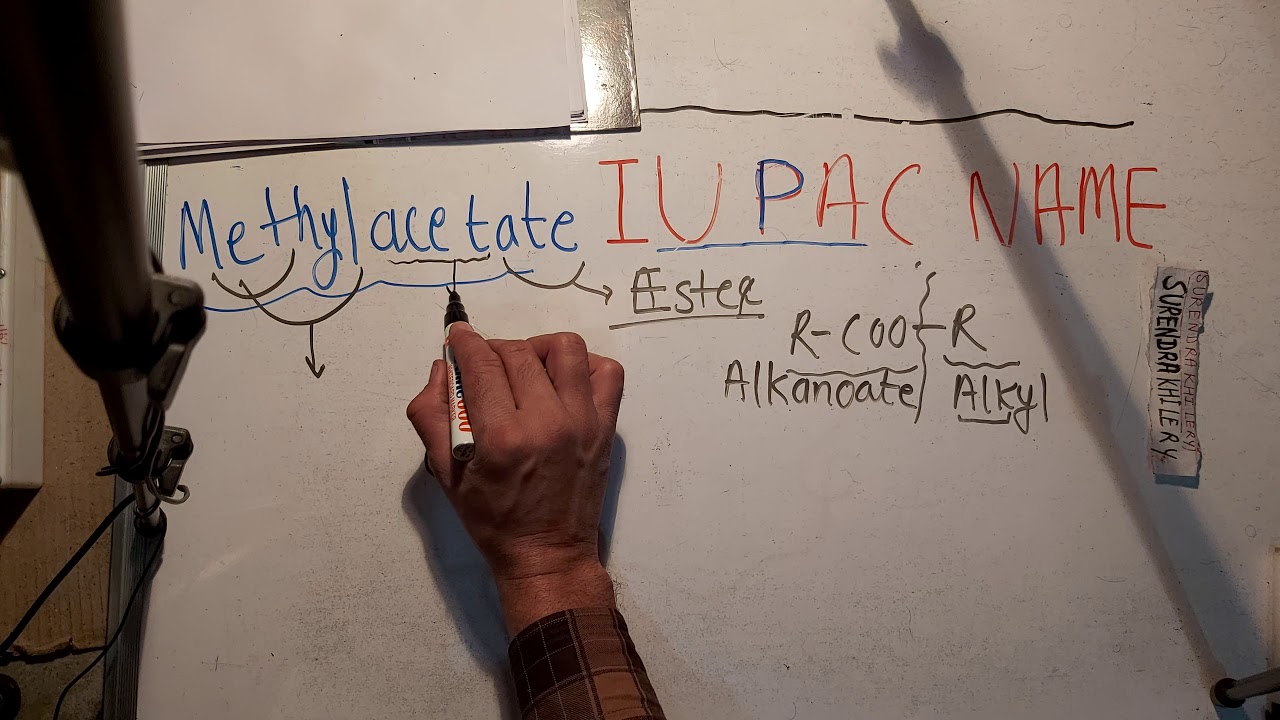 408. methyl acetate iupac name
