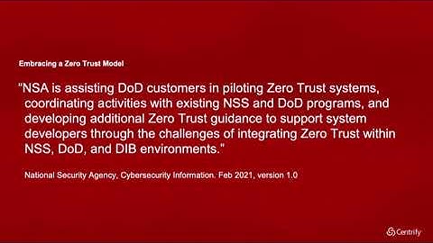 PAM - Your On-Ramp to Zero Trust