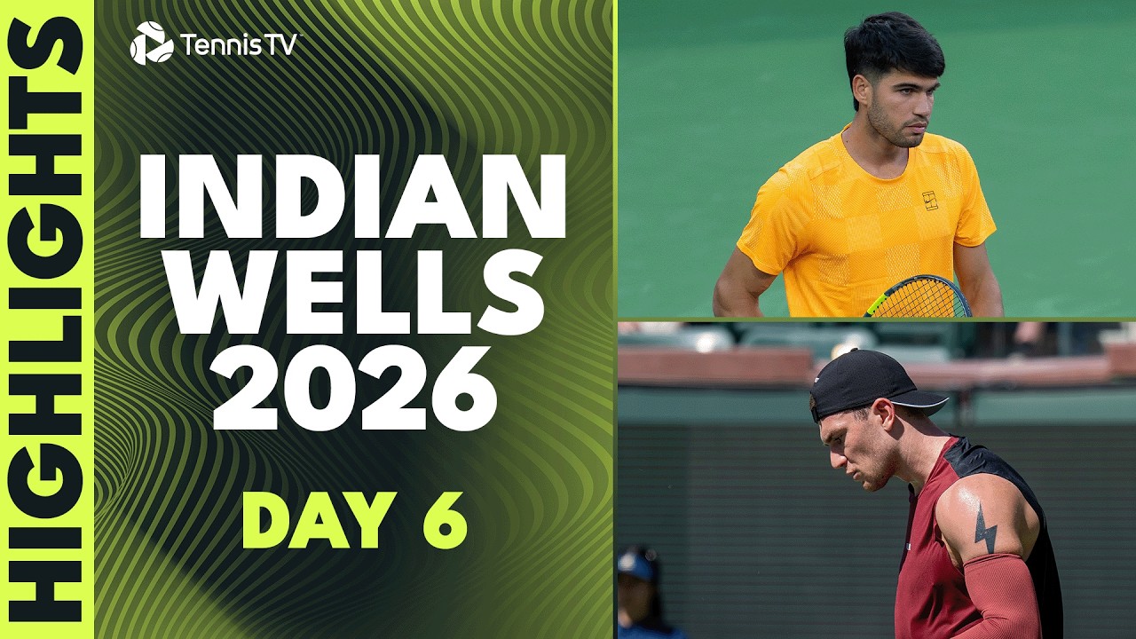 Alcaraz Vs Rinderknech; Djokovic, Draper & Bublik Also In Action! 🌴 | Indian Wells 2026 Highlights